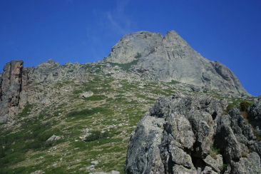 16h35 : vue sur le Turone depuis les environs du col de Scaffa