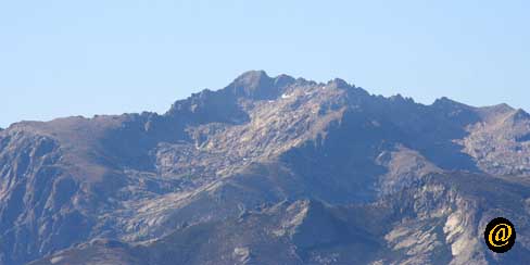 Monte Rotondo (2622m) depuis notre ligne de crête